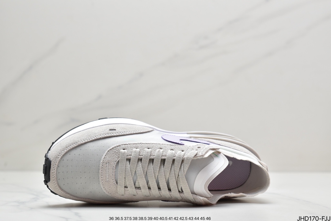 Nike Waffle One ”Milk Hyper Crimson” Waffle Generation Series Waffle Retro Casual Sports Jogging Shoes DC2533