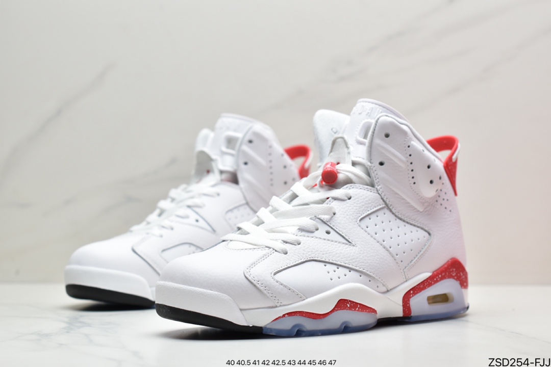 Nike Air Jordan 6 Retro ”University Blue/UNC” Jordan AJ6 generation retro casual culture basketball shoes