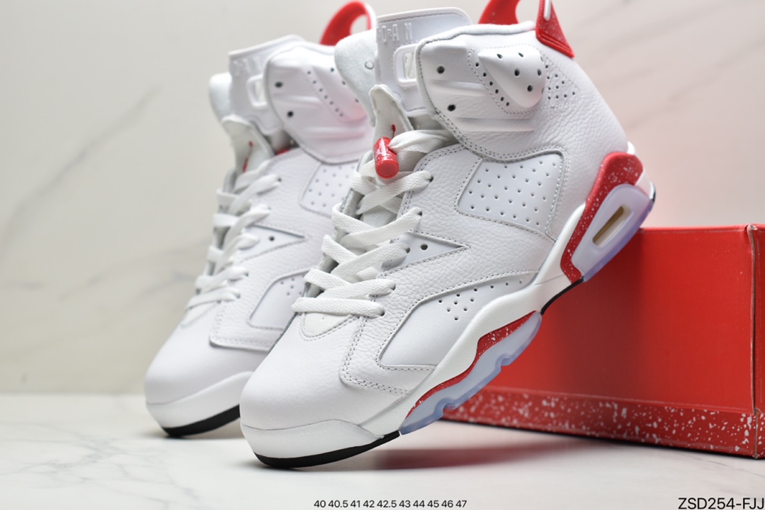 Nike Air Jordan 6 Retro ”University Blue/UNC” Jordan AJ6 generation retro casual culture basketball shoes