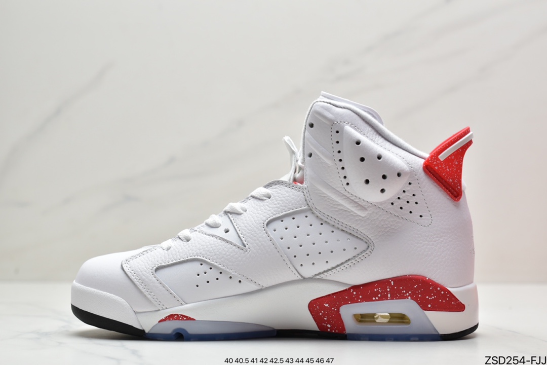 Nike Air Jordan 6 Retro ”University Blue/UNC” Jordan AJ6 generation retro casual culture basketball shoes