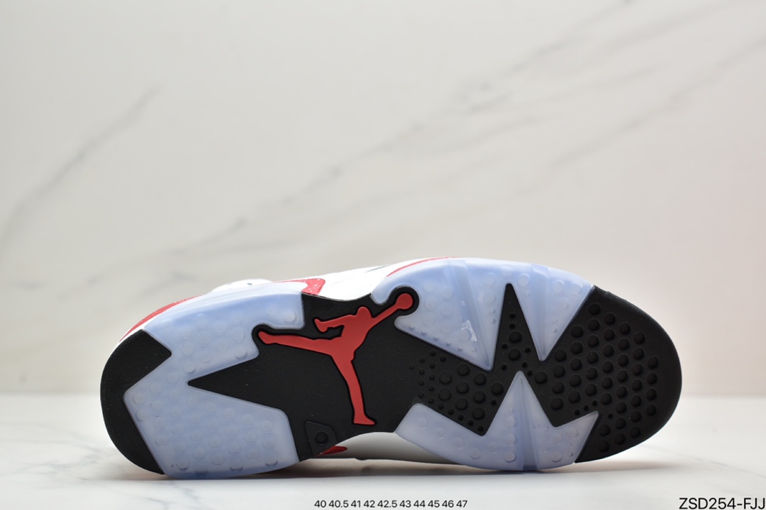 Nike Air Jordan 6 Retro ”University Blue/UNC” Jordan AJ6 generation retro casual culture basketball shoes