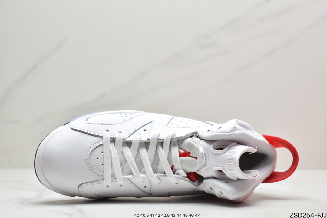 Nike Air Jordan 6 Retro ”University Blue/UNC” Jordan AJ6 generation retro casual culture basketball shoes