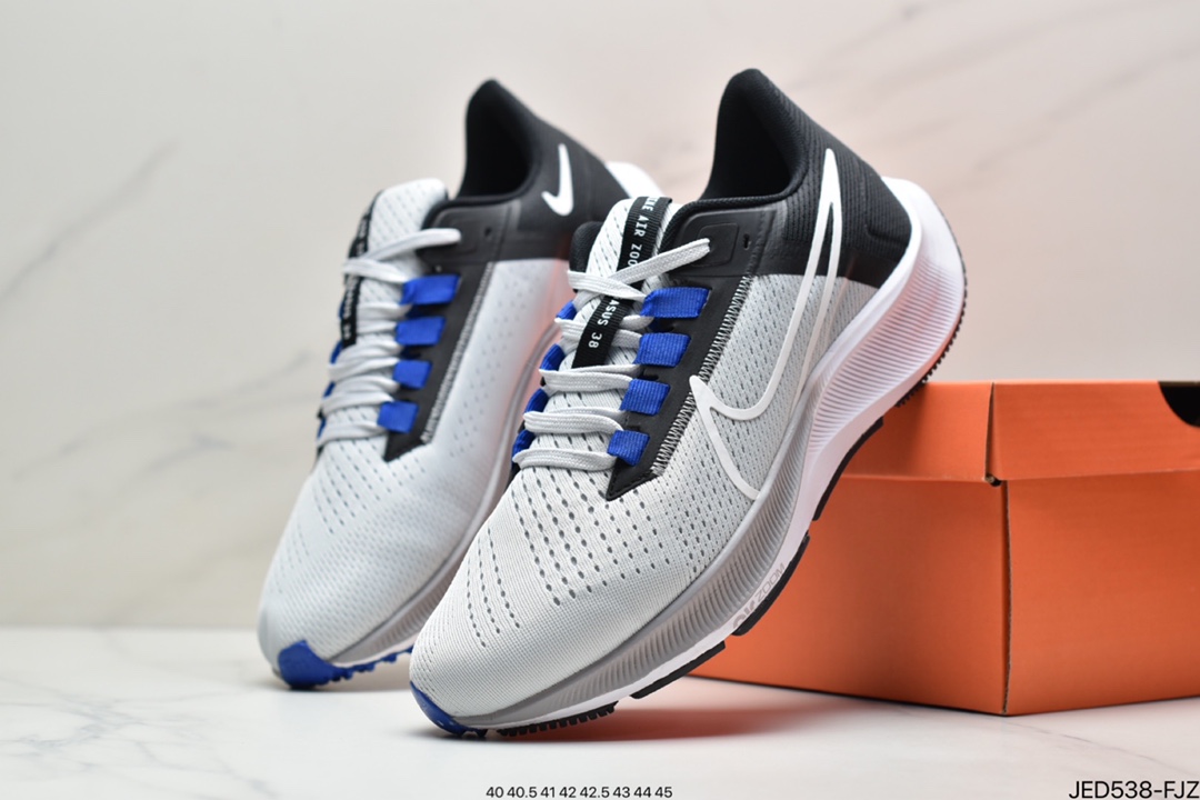 Pegasus 38 moon landing 38 generation series nine-needle mesh breathable cushioning fast running shoes