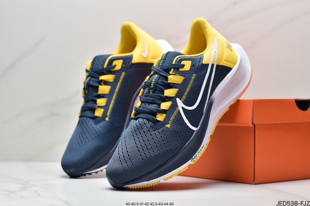 Pegasus 38 moon landing 38 generation series nine-needle mesh breathable cushioning fast running shoes