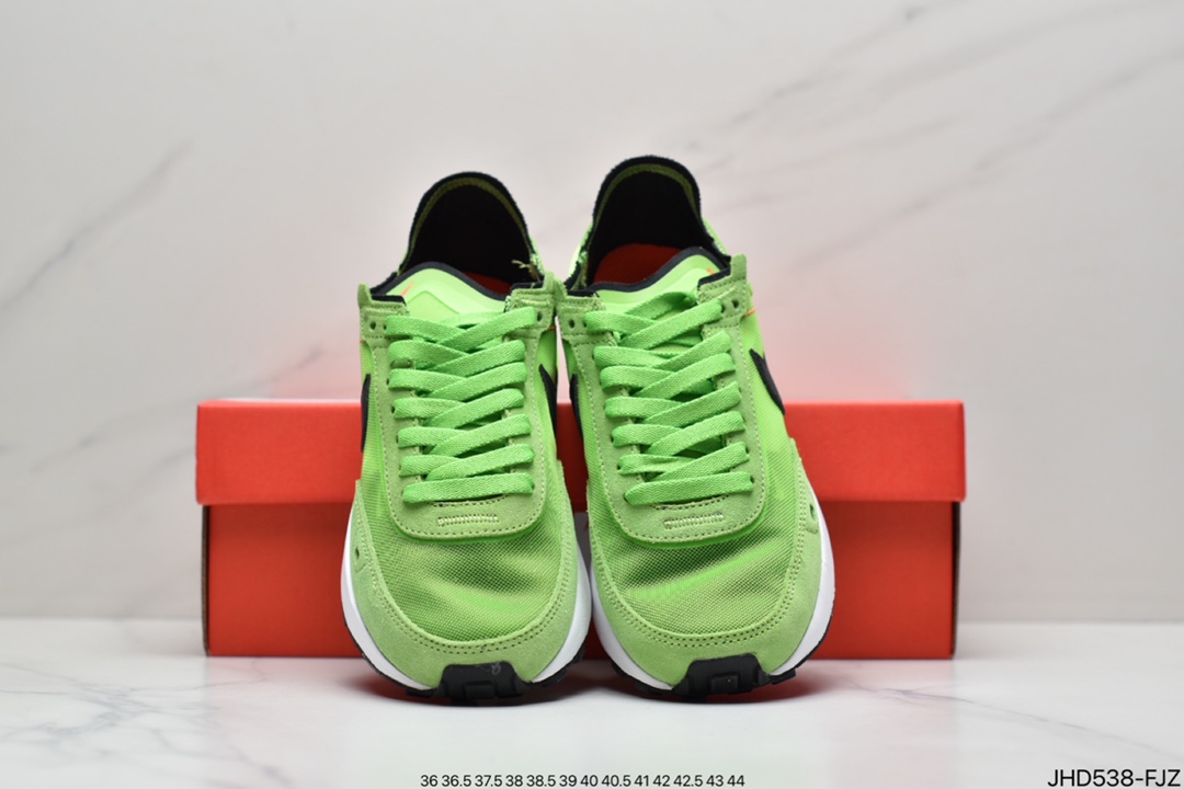 Nike Waffle One ”Milk Hyper Crimson” Waffle Generation Series Waffle Retro Casual Sports Running Shoes DA7995