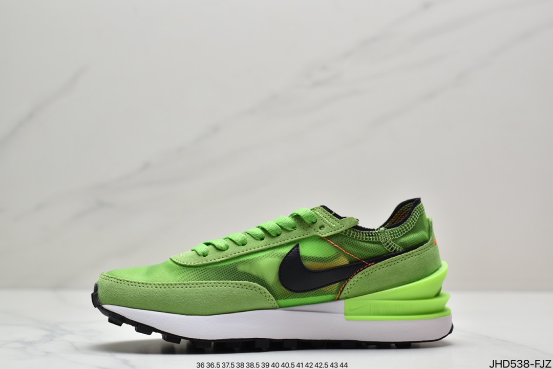 Nike Waffle One ”Milk Hyper Crimson” Waffle Generation Series Waffle Retro Casual Sports Running Shoes DA7995