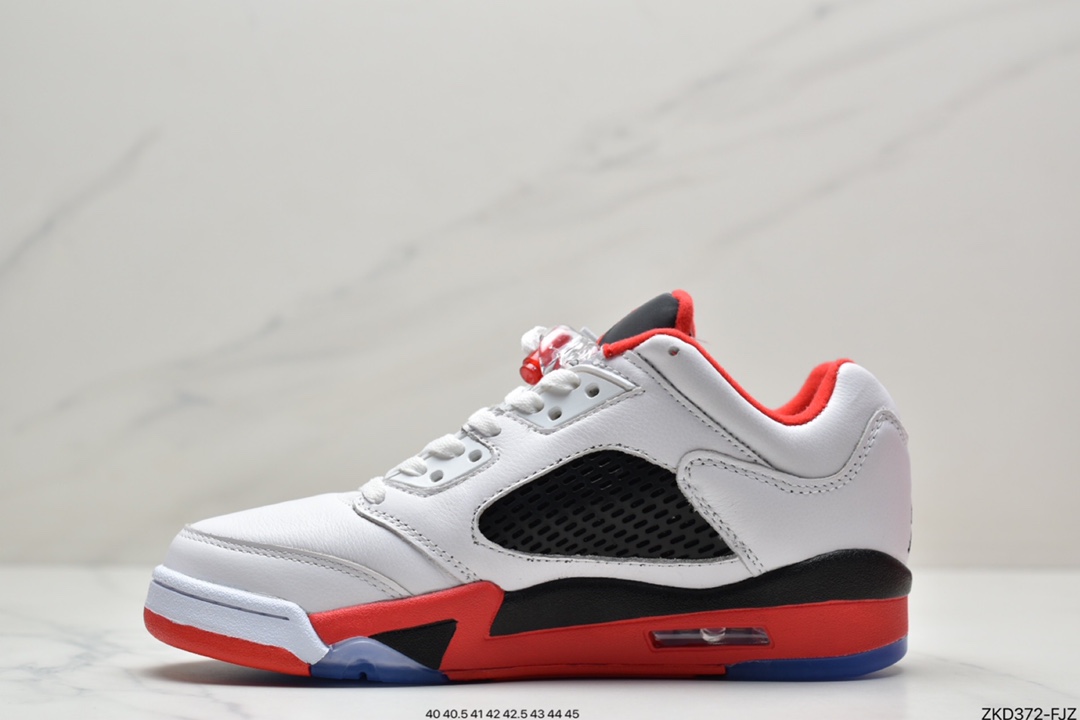 Air Jordan 5 Retro Low Flame White Red 314338-101