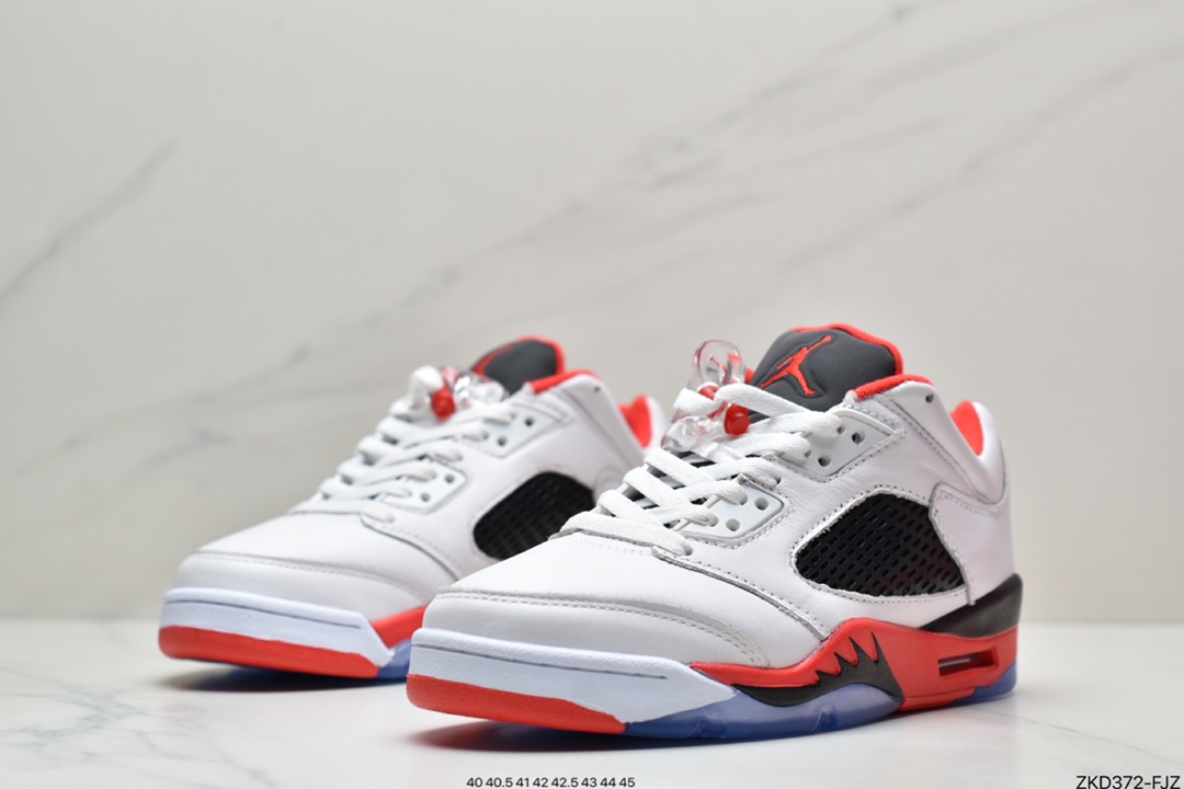 Air Jordan 5 Retro Low Flame White Red 314338-101