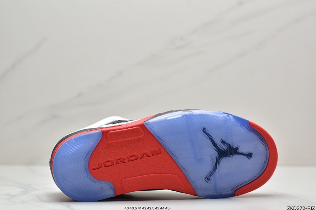 Air Jordan 5 Retro Low Flame White Red 314338-101