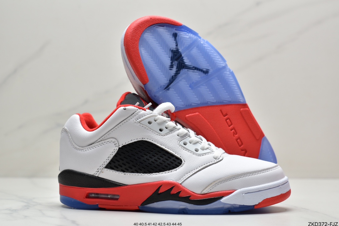 Air Jordan 5 Retro Low Flame White Red 314338-101