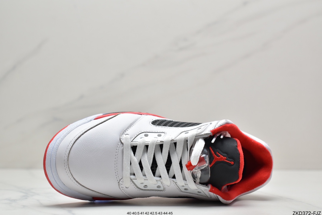 Air Jordan 5 Retro Low Flame White Red 314338-101