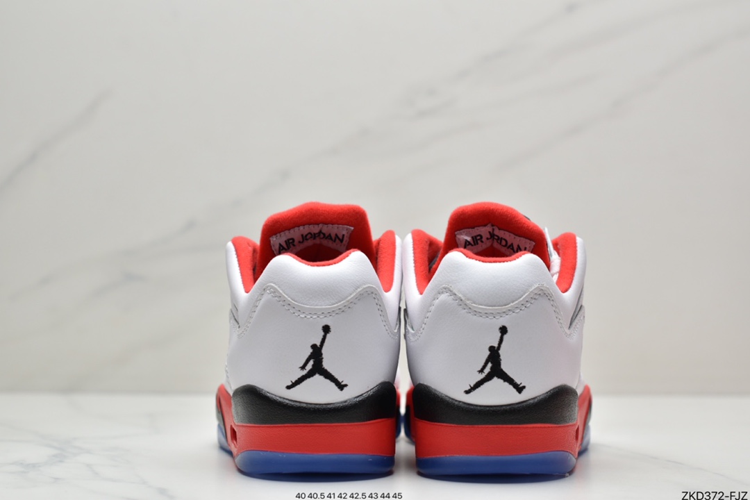 Air Jordan 5 Retro Low Flame White Red 314338-101