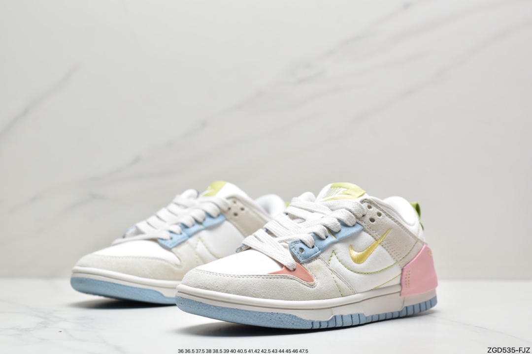 Nike Dunk Low Disrupt 2 ”Easter” Platinum Powder Top AS Version DV3457-100