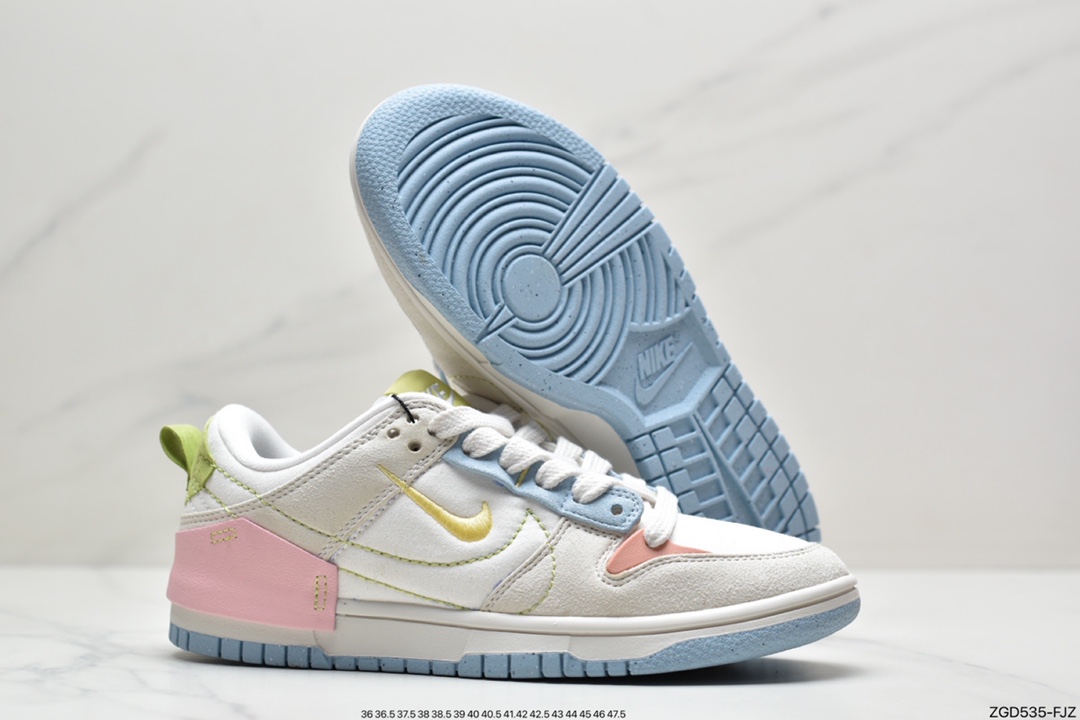 Nike Dunk Low Disrupt 2 ”Easter” Platinum Powder Top AS Version DV3457-100