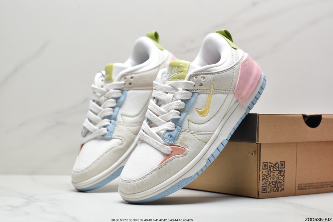 Nike Dunk Low Disrupt 2 ”Easter” Platinum Powder Top AS Version DV3457-100