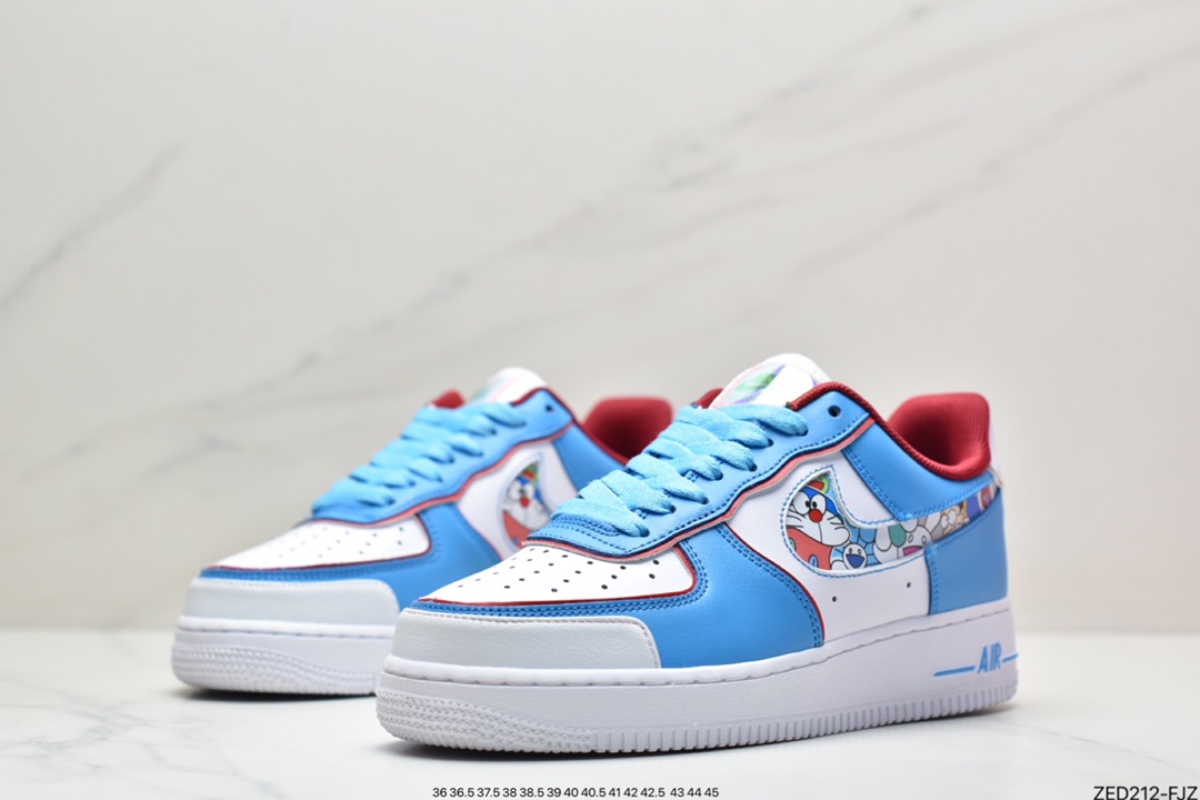 Ultra-limited joint Doraemon Nike Air Force 1 Low Jingle cat joint casual shoes BQ8988-106