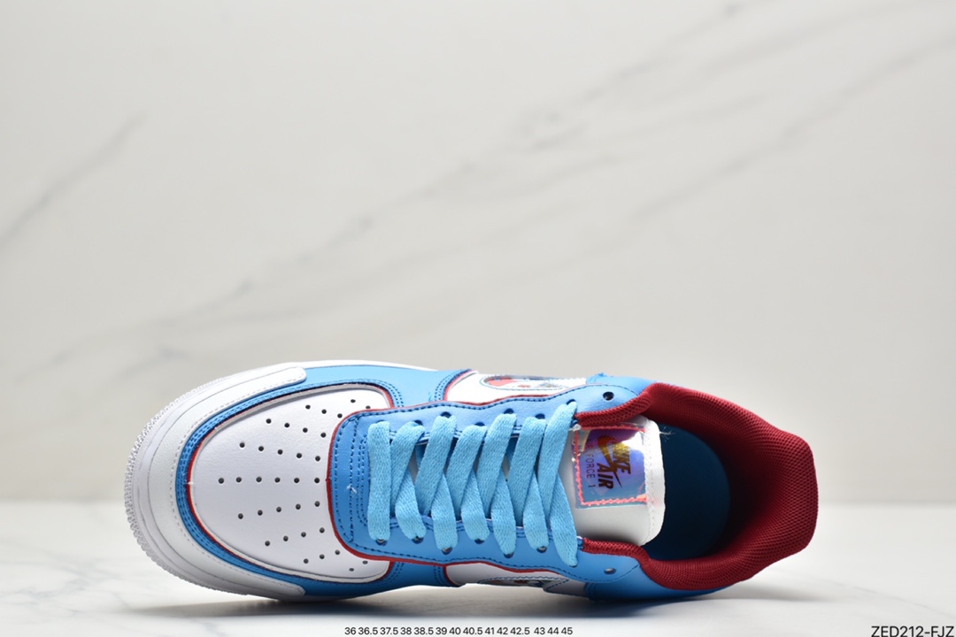 Ultra-limited joint Doraemon Nike Air Force 1 Low Jingle cat joint casual shoes BQ8988-106