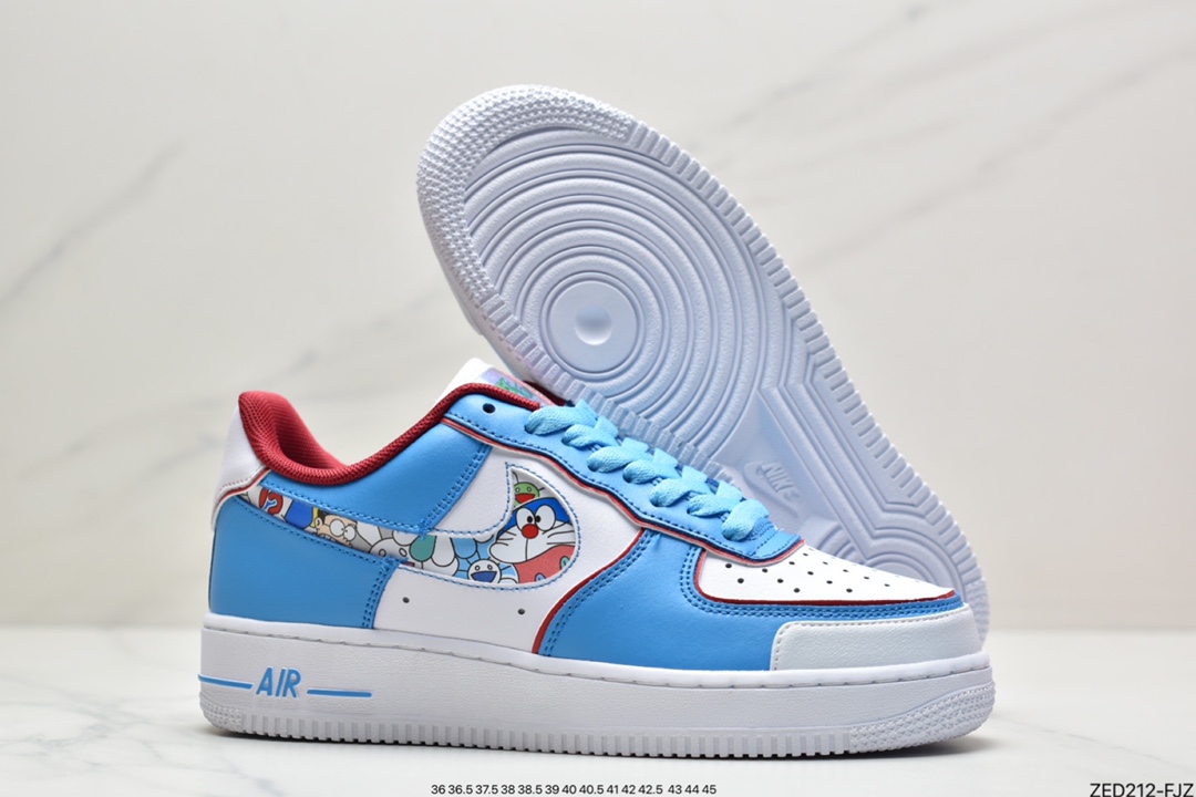 Ultra-limited joint Doraemon Nike Air Force 1 Low Jingle cat joint casual shoes BQ8988-106