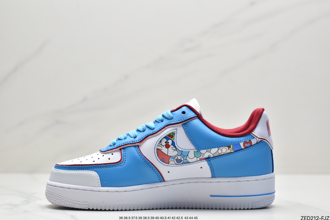 Ultra-limited joint Doraemon Nike Air Force 1 Low Jingle cat joint casual shoes BQ8988-106