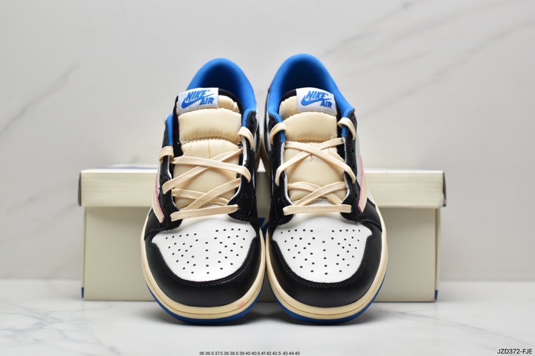 Air Jordanaj1 Travis Scott x Air Jordan 1 Low Slippers Joe 1 Low Top Joint Dark Brown CQ4277-001