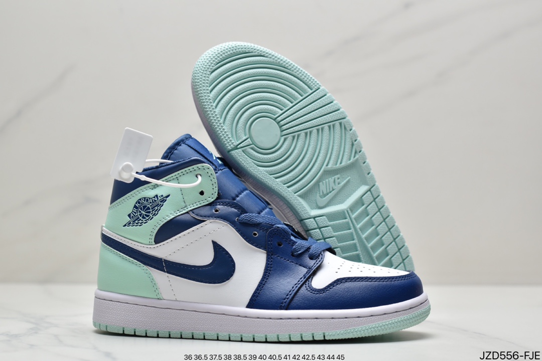 Air Jordan 1 Mid ”Obsidian” Obsidian Qiao Yi Zhongbang 554724