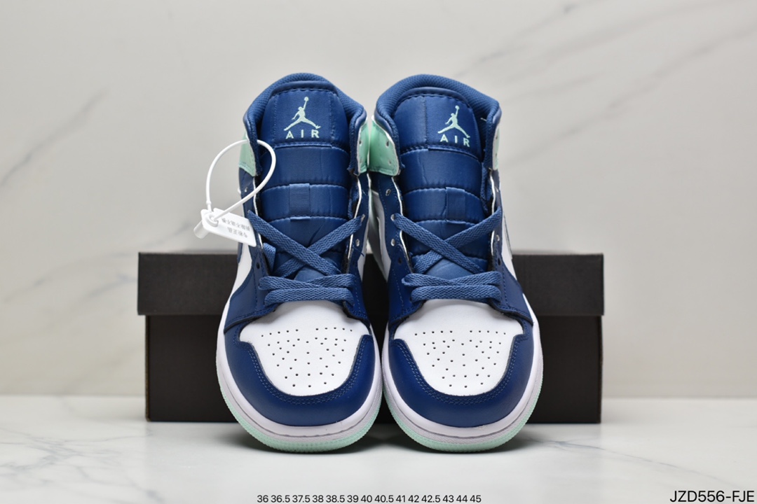 Air Jordan 1 Mid ”Obsidian” Obsidian Qiao Yi Zhongbang 554724