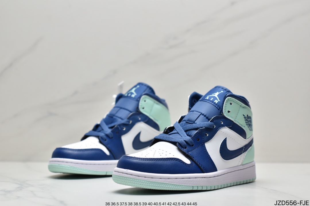 Air Jordan 1 Mid ”Obsidian” Obsidian Qiao Yi Zhongbang 554724