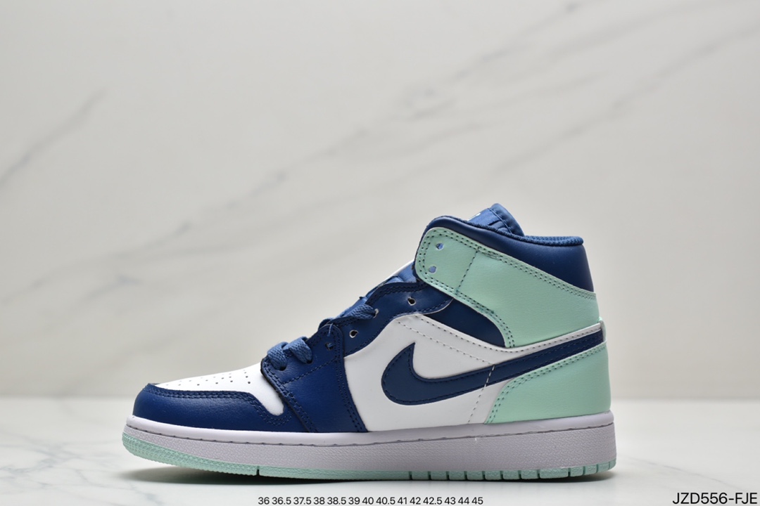 Air Jordan 1 Mid ”Obsidian” Obsidian Qiao Yi Zhongbang 554724