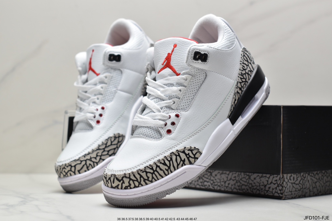 Air Jordan 3 SE Denim ”Grey Black” AJ3 Joe 3 136064-004