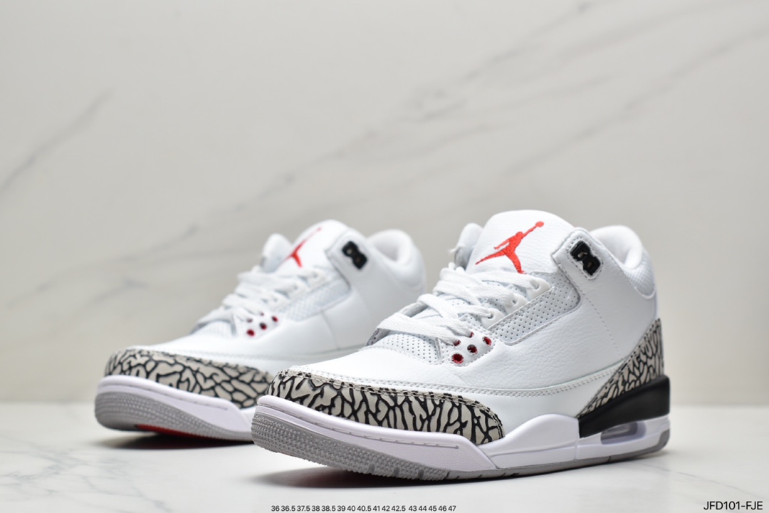 Air Jordan 3 SE Denim ”Grey Black” AJ3 Joe 3 136064-004