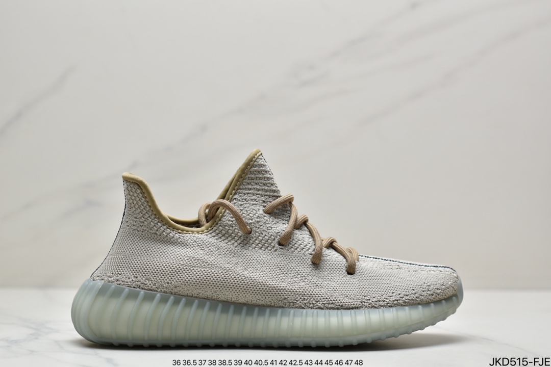 Kanye West x Adidas Yeezy Boost 350 V2”Light” Versatile Lightweight Popcorn Midsole Jogging Shoes