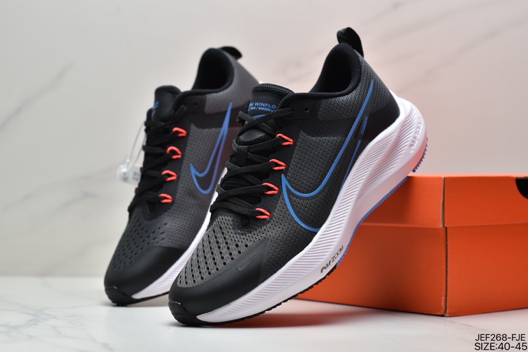 Nike Zoom WINFLO 8th Generation Flying Line Jaka Lightweight Breathable Casual Sports Running Shoes ”Moon Landing Winflo 8th Generation”