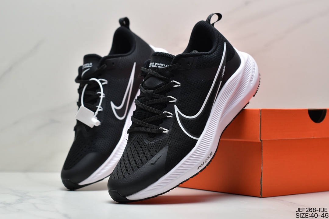 Nike Zoom WINFLO 8th Generation Flying Line Jaka Lightweight Breathable Casual Sports Running Shoes ”Moon Landing Winflo 8th Generation”