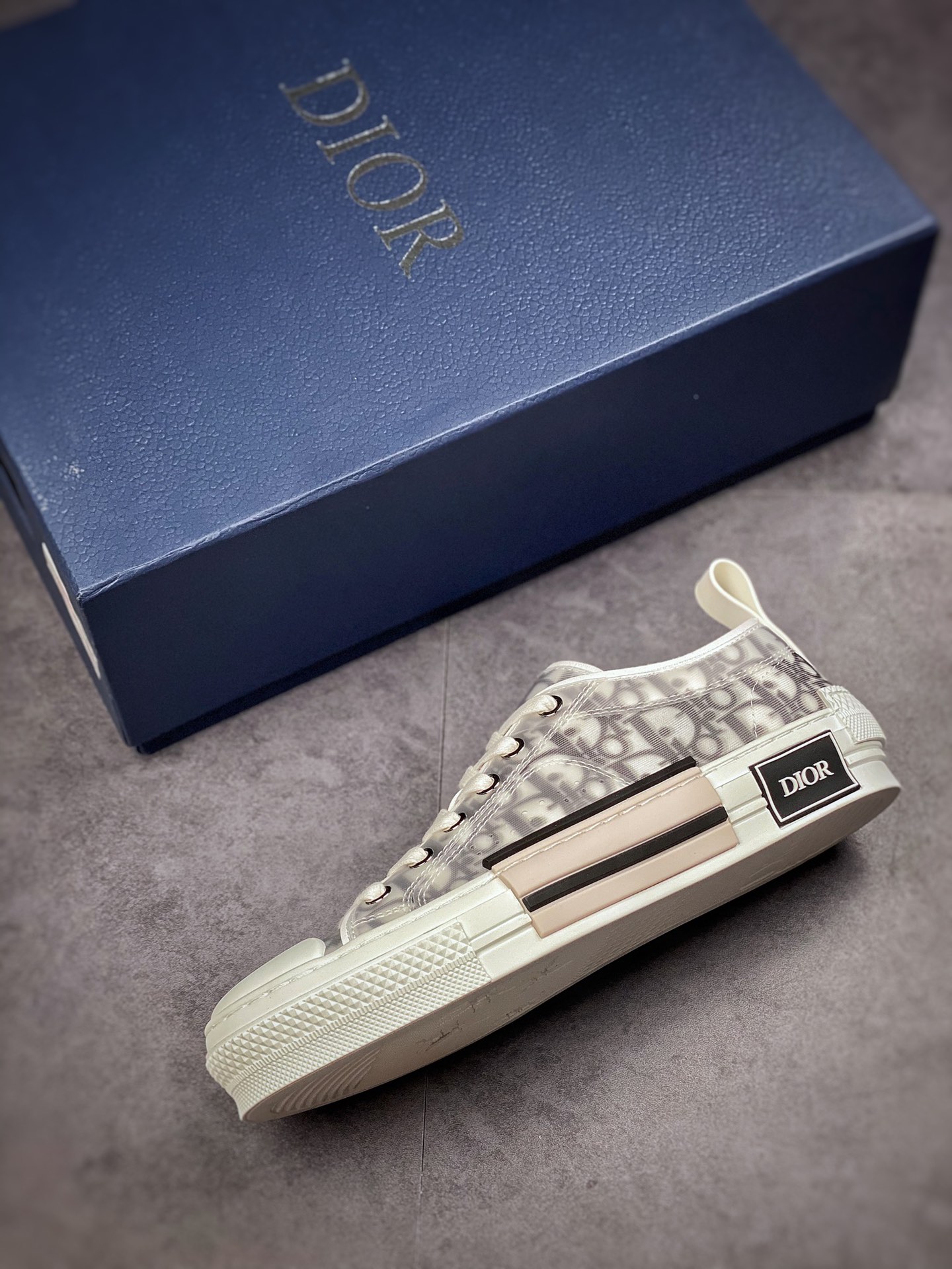 Dior B23 Oblique Low Top Sneakers overseas purchasing NFC chip version 