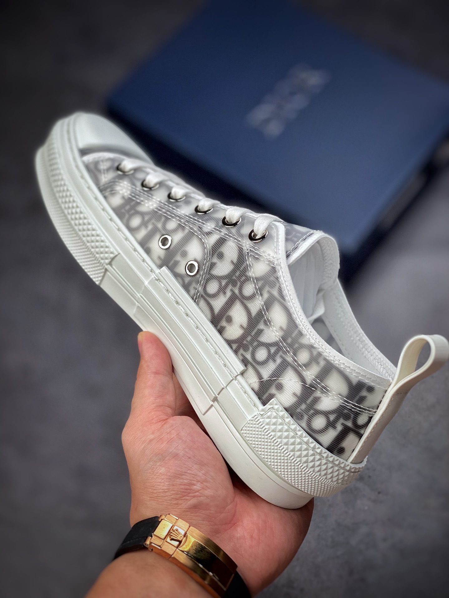 Dior B23 Oblique Low Top Sneakers overseas purchasing NFC chip version 