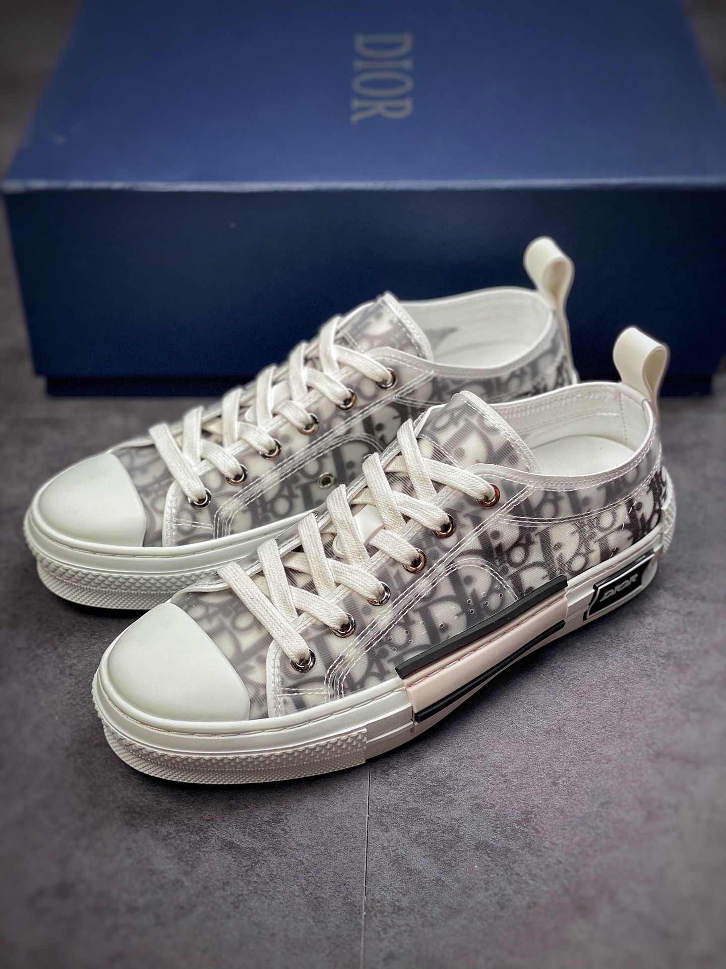 Dior B23 Oblique Low Top Sneakers overseas purchasing NFC chip version 