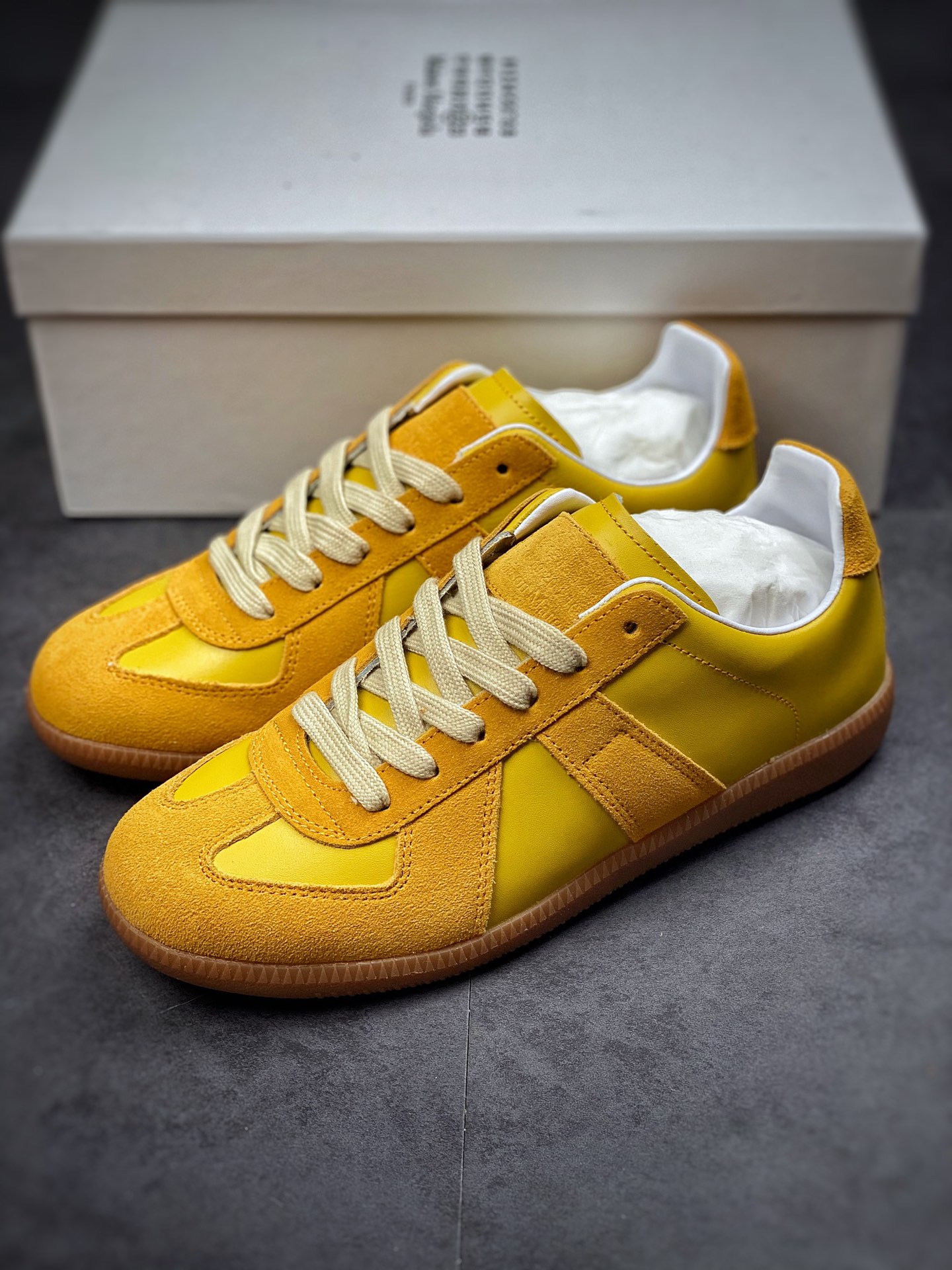 Maison Margiela Martin Margiela 22 Classic Replica Leather Low sneaker classic gentleman moral training flat all-match sneakers S57WS0236