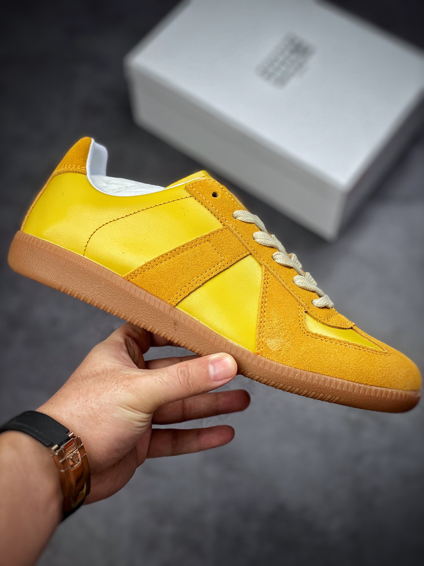 Maison Margiela Martin Margiela 22 Classic Replica Leather Low sneaker classic gentleman moral training flat all-match sneakers S57WS0236