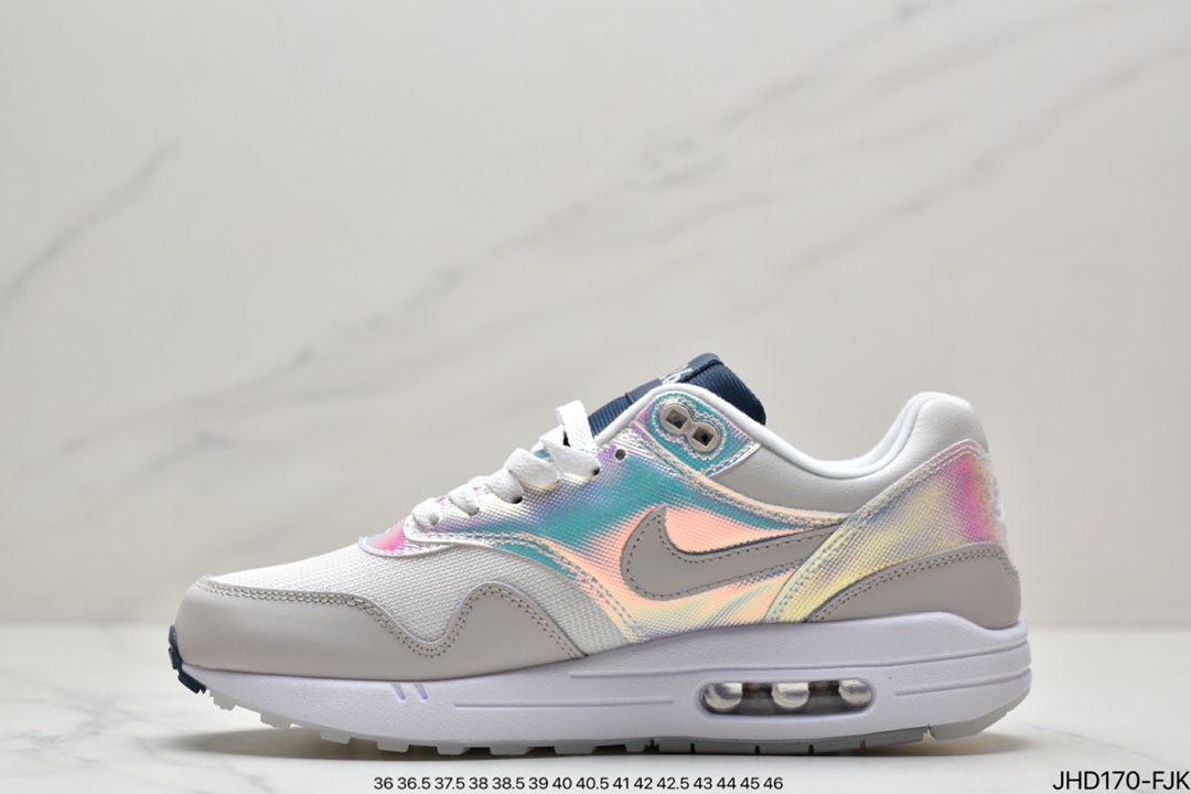 Air Max 1 ”La Ville Lumière” Rainbow Gradient City Running Shoes DQ9326-100