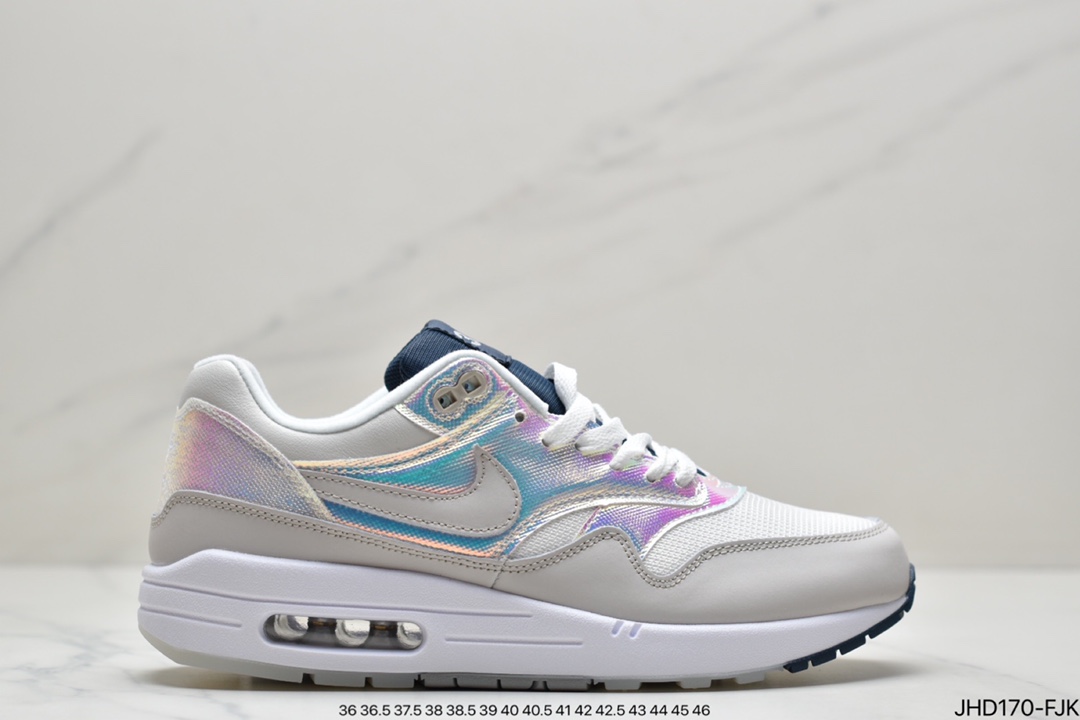 Air Max 1 ”La Ville Lumière” Rainbow Gradient City Running Shoes DQ9326-100