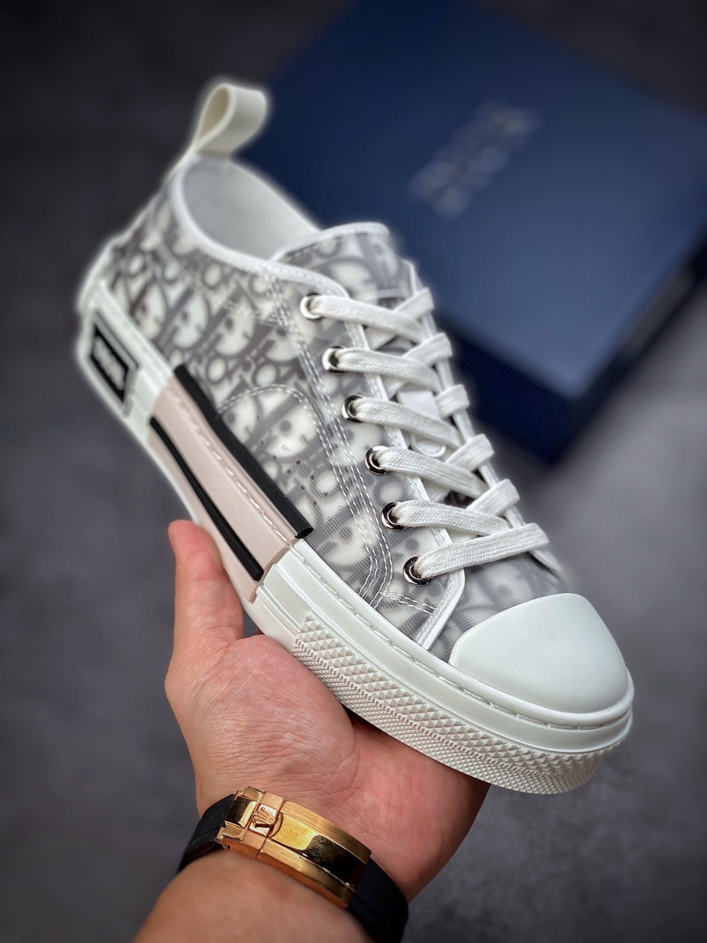 Dior B23 Oblique High Top Sneakers overseas purchasing NFC chip version