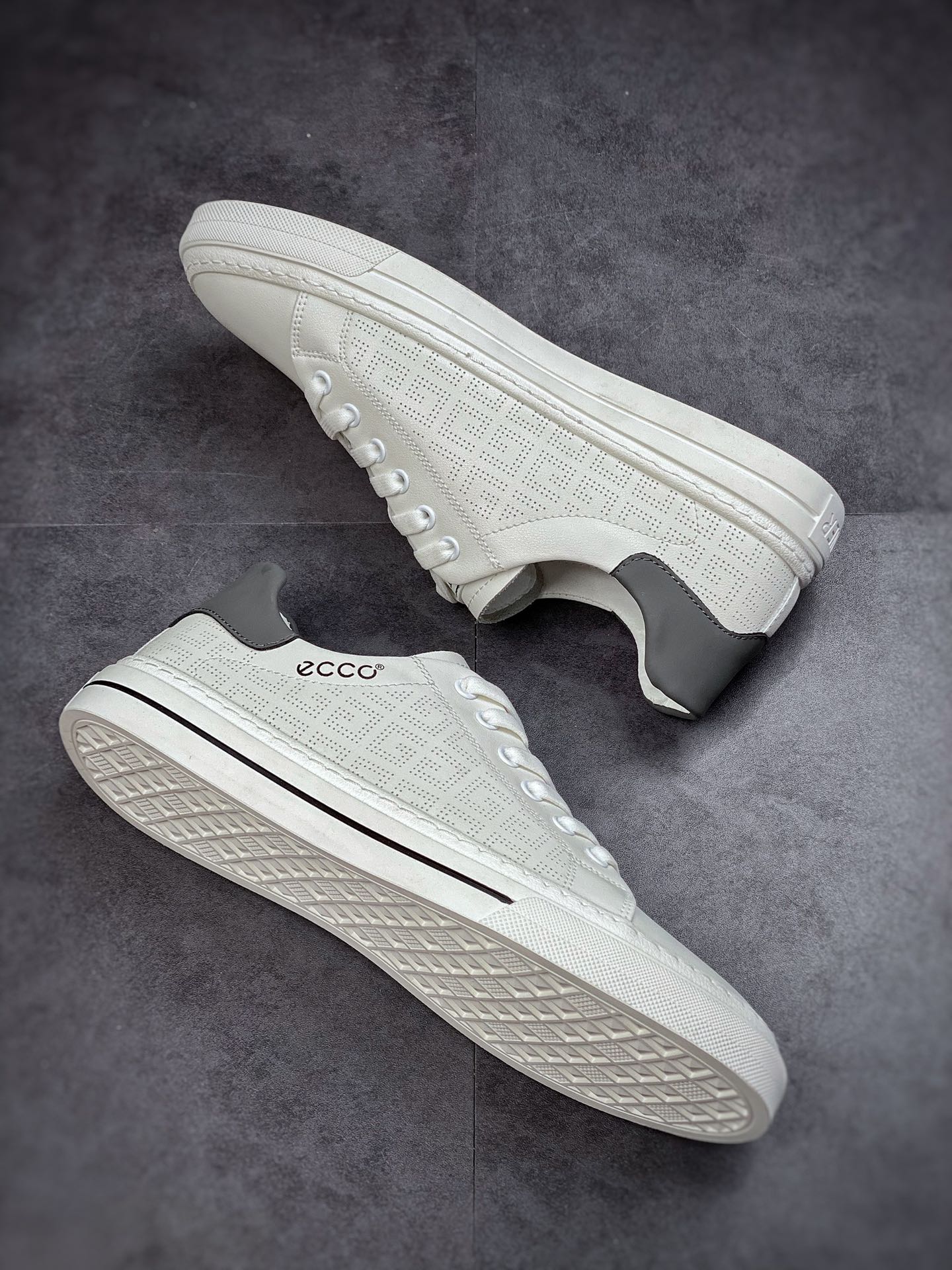 ECCO love step Huang Jingyu the same casual small leather shoes with clear texture of the first layer of calfskin