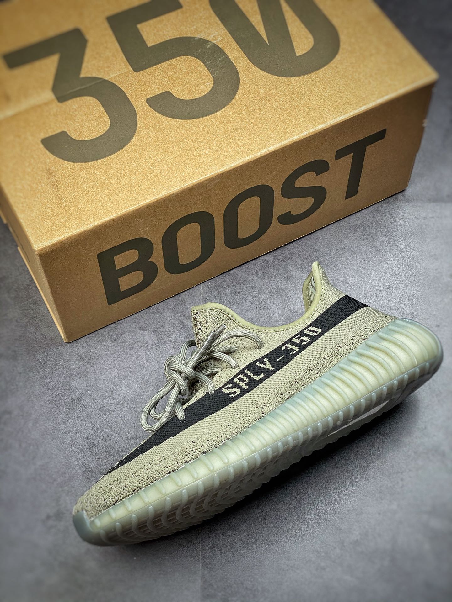 Yeezy 350 Boost V2 Army Green Black Foreign Trade Customer Designated Order HQ2059