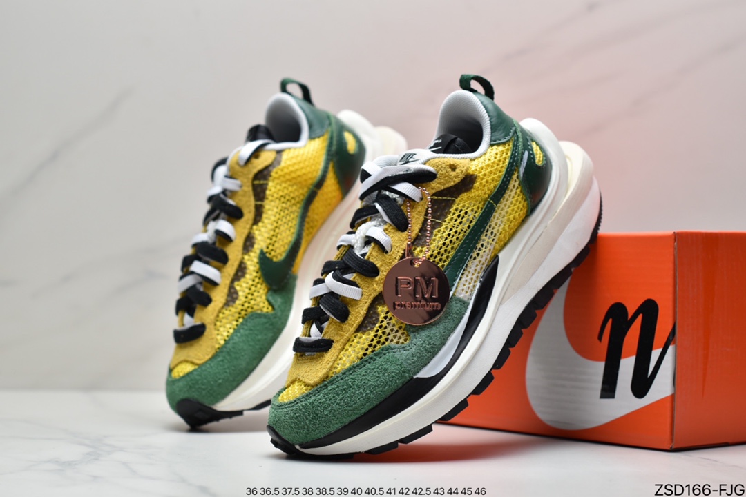 Sacai X NIKE vaporWaffle ”Tour Yellow” Waffle Three Generations 3.0 Showcase Blockbuster Joint DD1875-001