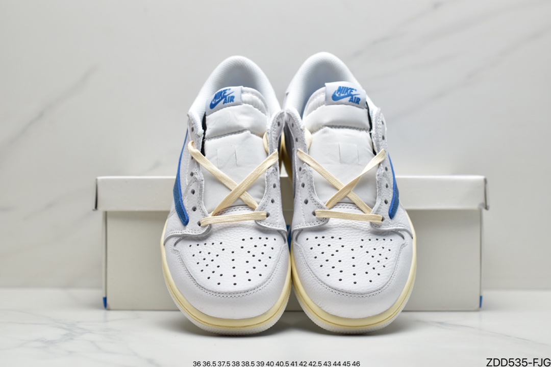 Travis Scott x Fragment x Air Jordan 1 Low ”Military Blue” CQ3277