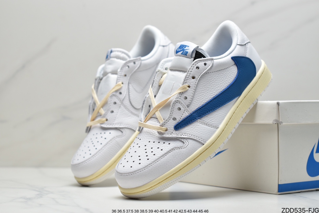 Travis Scott x Fragment x Air Jordan 1 Low ”Military Blue” CQ3277