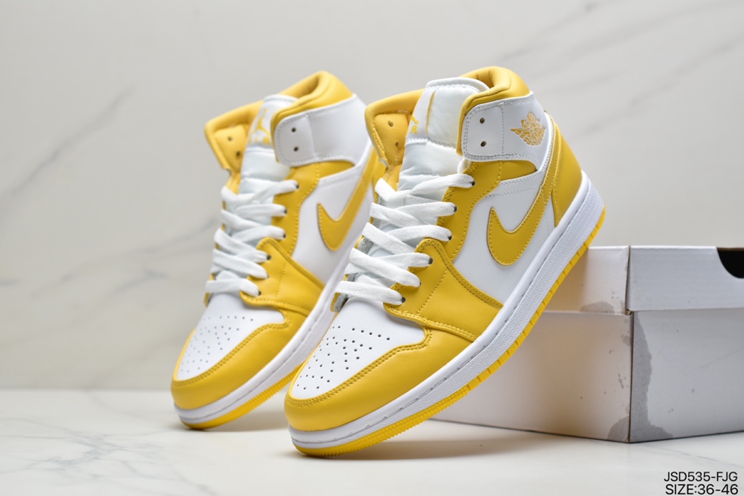 Air Jordan 1 Mid White Blue Red Patriot White Purple Red BQ6472
