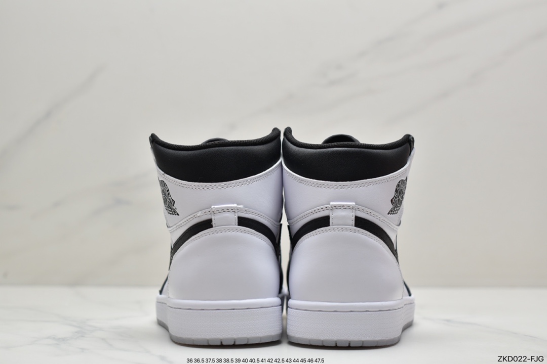 Air Jordan 1 Mid ”Diamond Shorts” Shoes Color Matching From Black And White DH6933-100