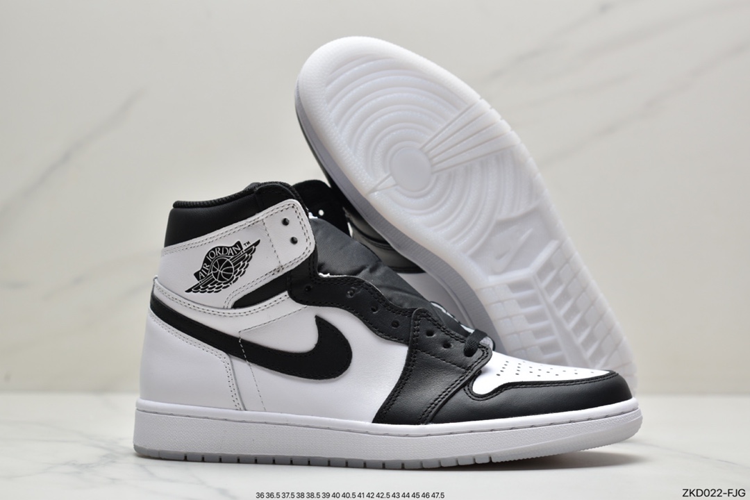 Air Jordan 1 Mid ”Diamond Shorts” Shoes Color Matching From Black And White DH6933-100