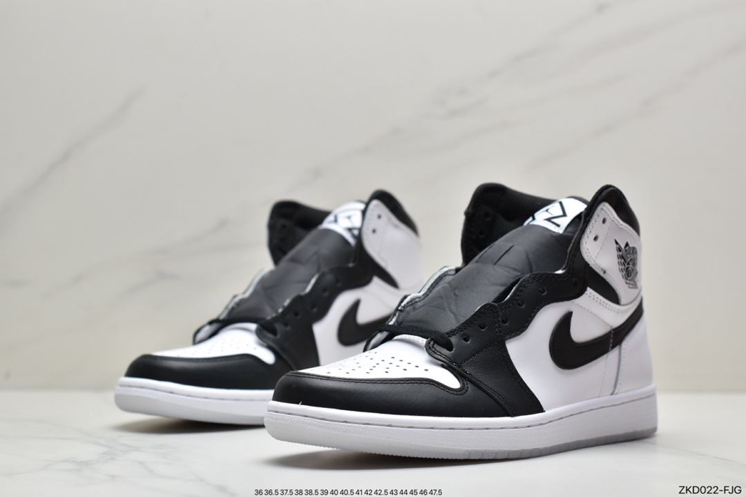 Air Jordan 1 Mid ”Diamond Shorts” Shoes Color Matching From Black And White DH6933-100